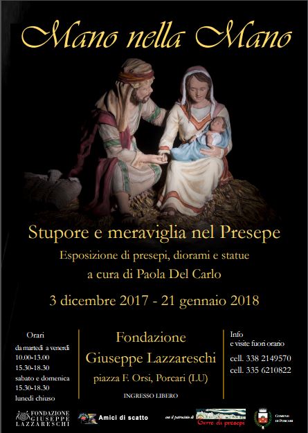 mostra presepi diorami statue porcari Fondazione Lazzareschi